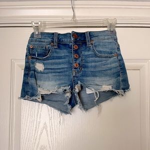 American Eagle Super Strech Jean Shorts Size 00